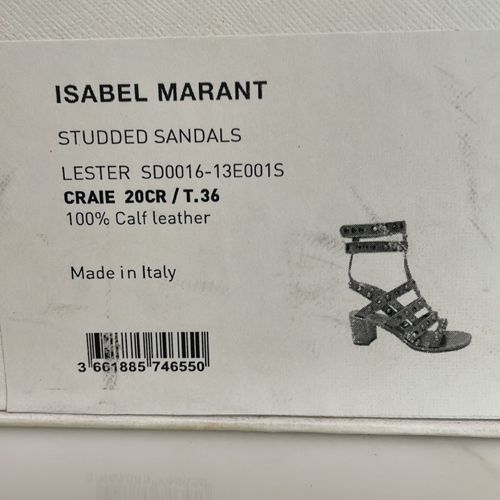 Isabel Marant Studded Lester Sandals😎 - Picture 7 of 7